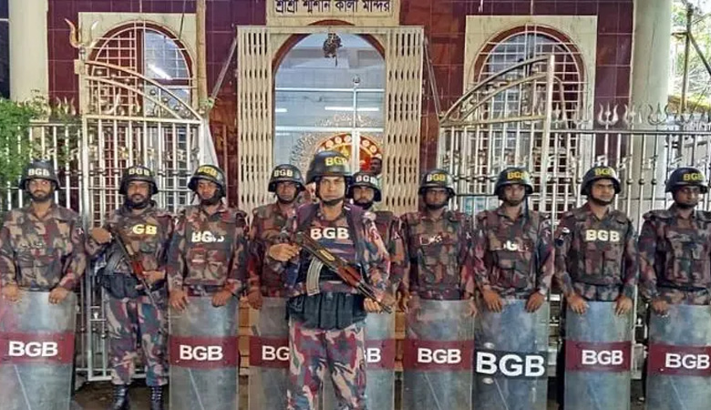 সীমান্তবর্তী এলাকায় দুর্গাপূজার নিরাপত্তায় ১০ হাজার বিজিবি সদস্য