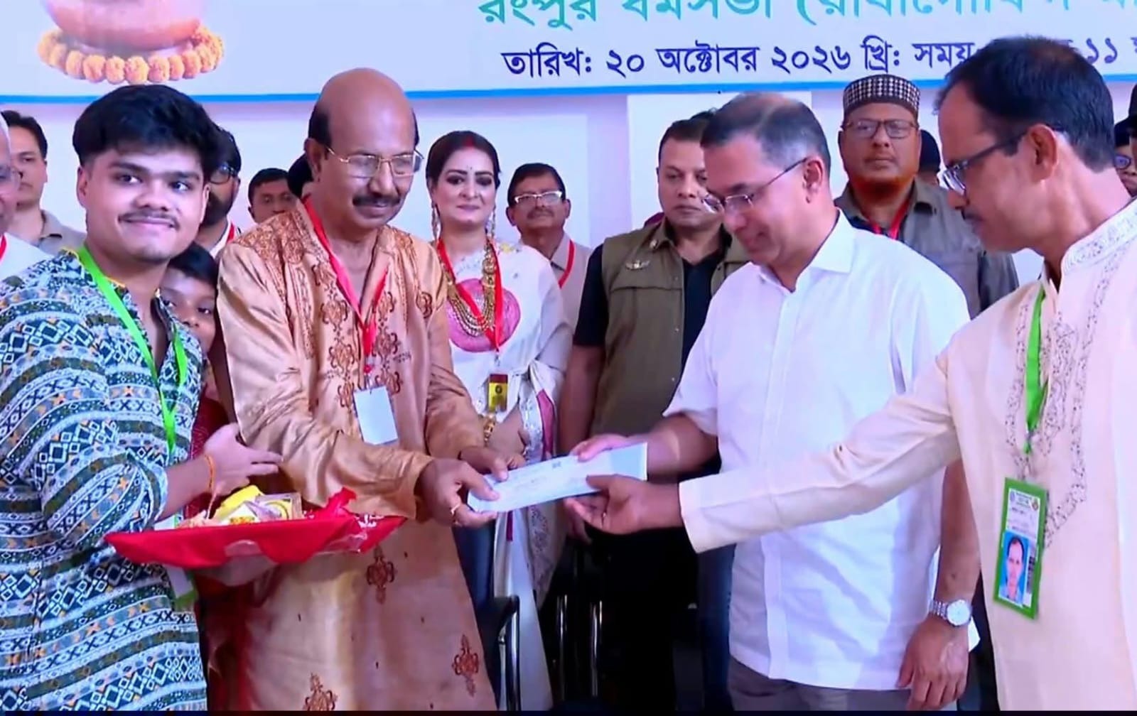 রংপুরের রাধাগোবিন্দ মন্দিরে ১০ লাখ টাকা অনুদান দিলেন প্রধানমন্ত্রী