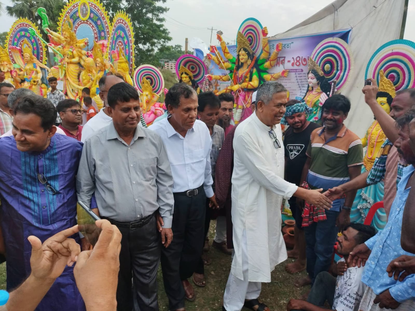 শ্রীপুরে ৩০০ বছরের দশমী উৎসব, ‘ধর্ম নিয়ে কোনো বিভাজন নেই’