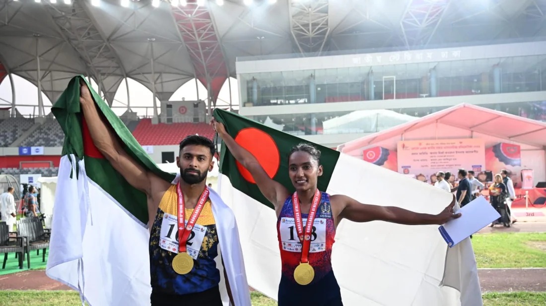আবারো দ্রুততম মানব-মানবী ইমরানুর রহমান ও শিরিন আক্তার