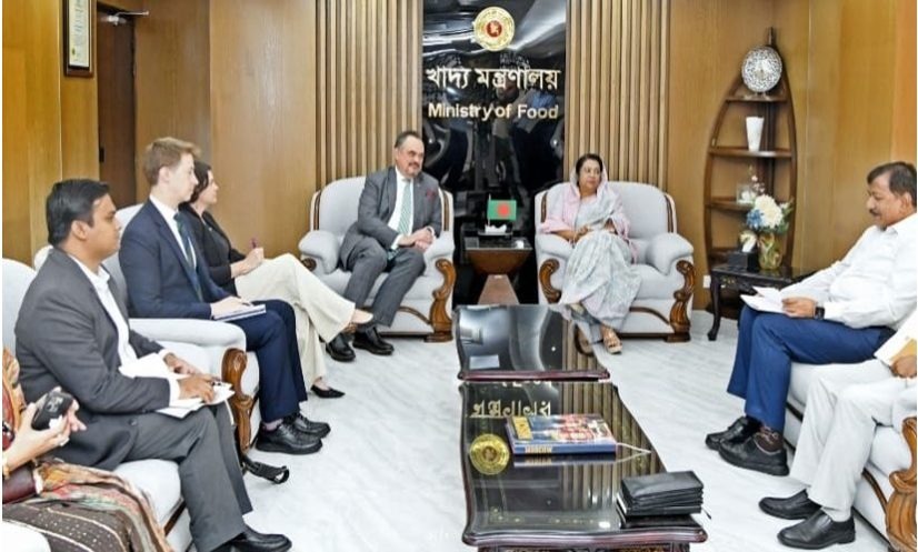নিরাপদ খাদ্য নিশ্চিত করতে যুক্তরাষ্ট্রের কারিগরি সহায়তা চান খাদ্যমন্ত্রী