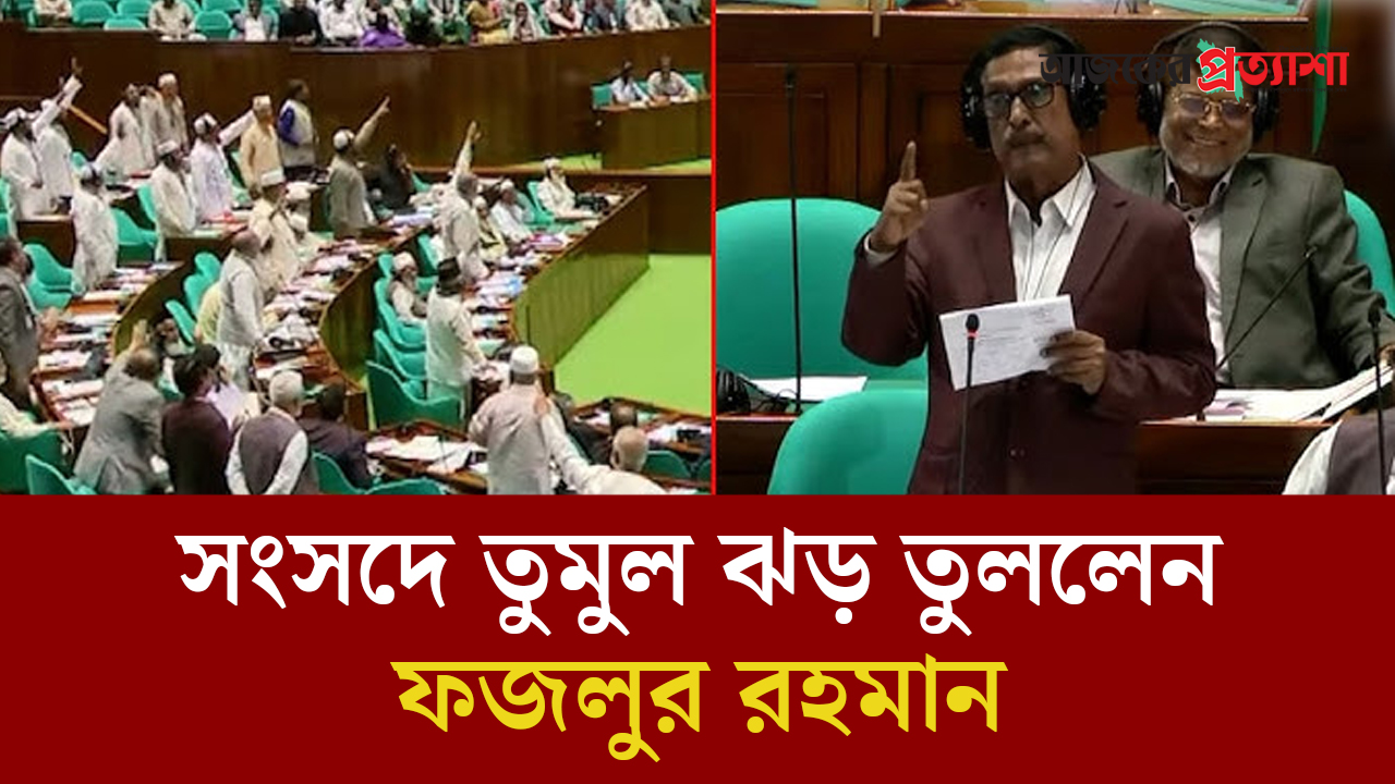 সংসদে তুমুল ঝড় তুললেন ফজলুর রহমান