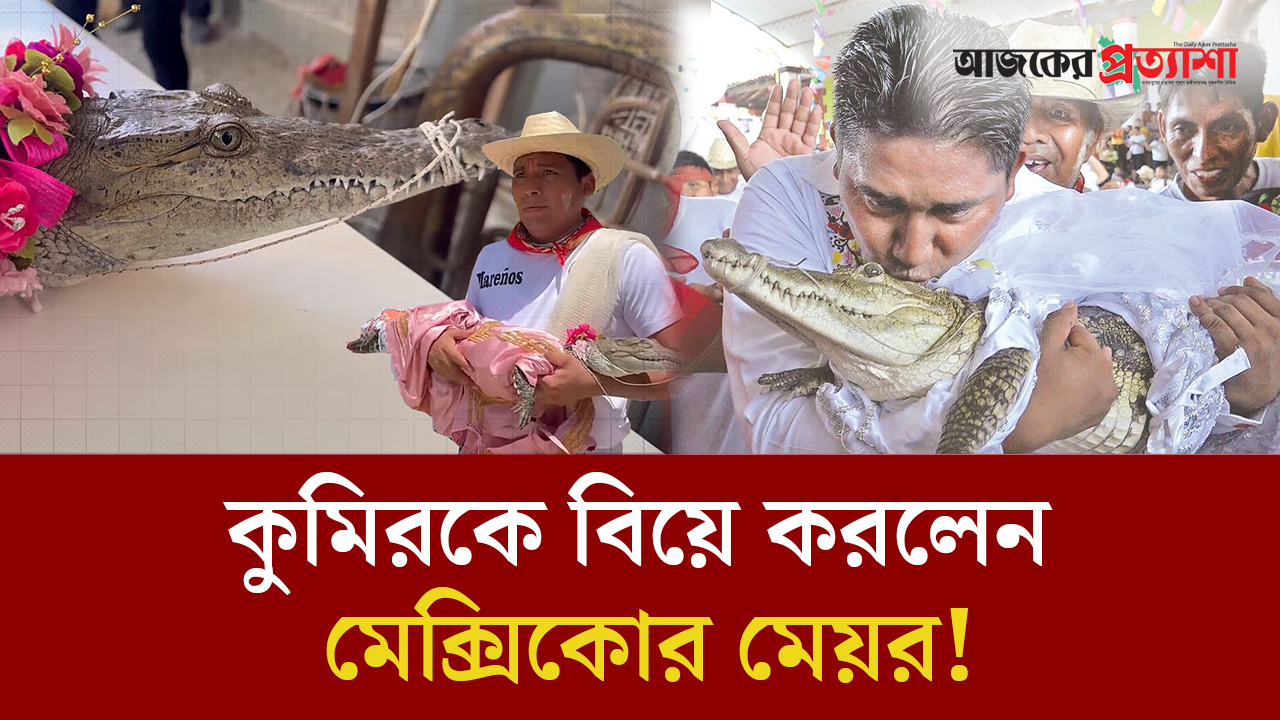 কুমিরকে বিয়ে করলেন মেক্সিকোর মেয়র!